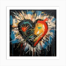 Heart Of Gold Art Print