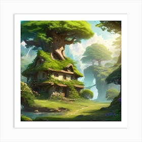 Fairy House 1 Art Print