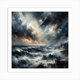 Stormy Seas Art Print