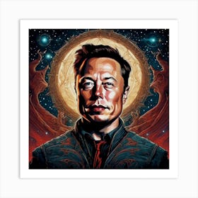 Elon Musk 3 Art Print