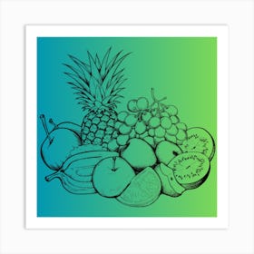 Fruit Basket Art Print