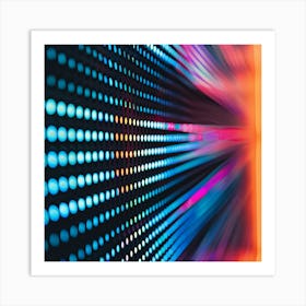 Abstract Blurred Lights 1 Art Print