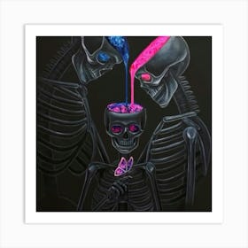 Skeletons Art Print