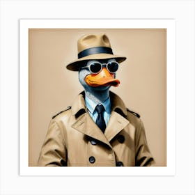 Detective Duck 6 Art Print