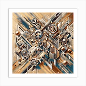 Abstract Painting 19 Art Print