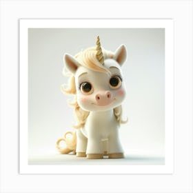 Cute Unicorn 852 Art Print