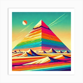 Great Pyramid Of Giza 3 Art Print