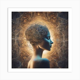 Woman'S Head Art Print