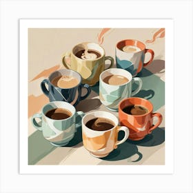 Coffee Cup 7 Art Print