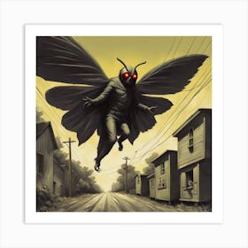 Moth In Flight Art Print