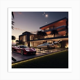 Villa Art Print