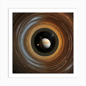 Jupiter'S Rings Art Print