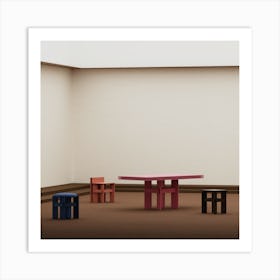 Eidos Furniture Visualization Art Print