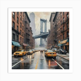 Streets of New York City Art Print