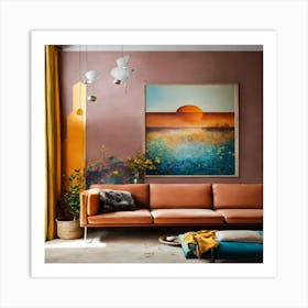 Living Room Painting Art Print