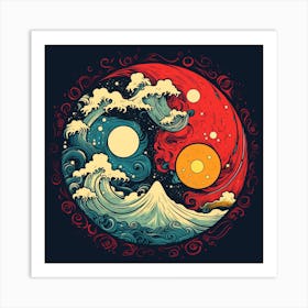 Yin Yang 7 Art Print