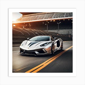 Lamborghini Huracan 21 Art Print