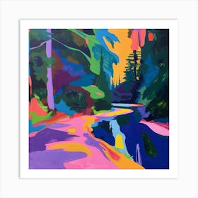 Abstract Park Collection Stanley Park Vancouver Canada 4 Art Print