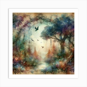 Fairytale Forest 17 Art Print