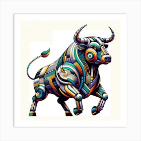 Bull Zodiac Art Print