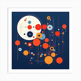 Abstract Circles 26 Art Print