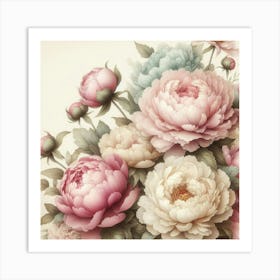 Peonies 9 Art Print