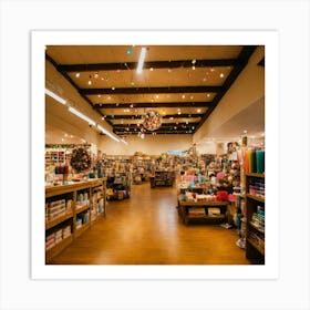 A Photo Of A Craft Store Art Print