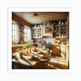 Rustic Kitchen 2 Art Print