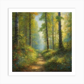 Into the Forest Art Print