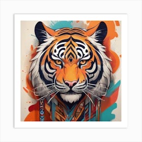 Tiger 4 Art Print