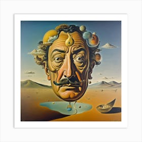 Dali painting what's in his mind Art Print