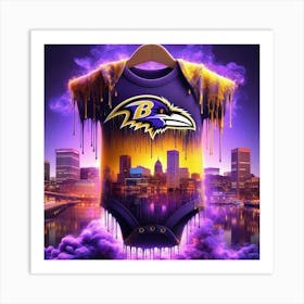 Baltimore Ravens 3 Art Print