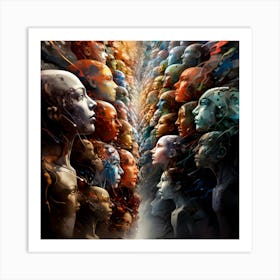 Human Race Art Print