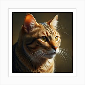 Portrait Of A Cat 8 Art Print