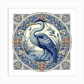 Blue Heron 5 Art Print