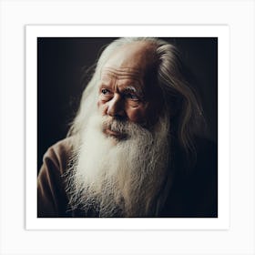 Portrait Of An Old Man 5 Art Print