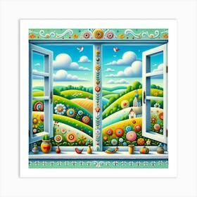 Open Window 3 Art Print