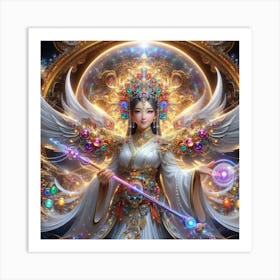 Chinese Goddess Art Print