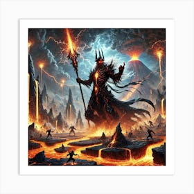 Lord Abyssion Geothermal Command Art Print