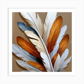 Feathers 5 Art Print