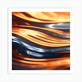 Abstract Water Ripples 1 Art Print