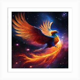 Phoenix Bird Art Print