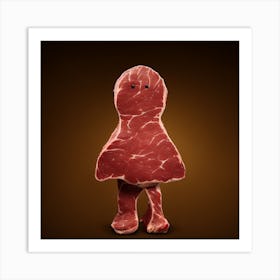 Meat man Art Print