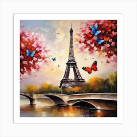 Paris Eiffel Tower 93 Art Print