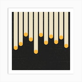 Dripping Modern Abstract Art Print