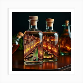 Venice In Bottles 3 Art Print