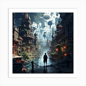 Fantasy City Art Print