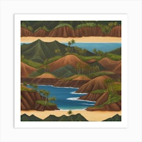 Hawaiian Landscape 5 Art Print