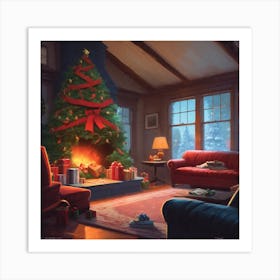 Christmas Tree 53 Art Print