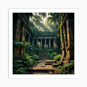 Ruins Of Vietnam Art Print